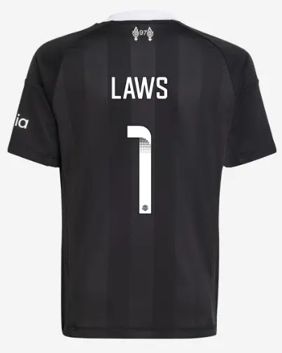Liverpool Football Kits Shop - LFC adidas Youth 25/26 Third Short Sleeve Goalkeeper Jersey – 1 – Rachael Laws Official Liverpool Third Kits & Football Shirts