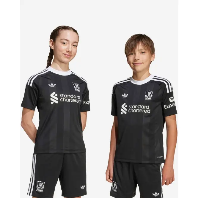 Liverpool Football Kits Shop - LFC adidas Youth 25/26 Third Short Sleeve Goalkeeper Jersey With Custom Printing Official Liverpool Third Kits & Football Shirts