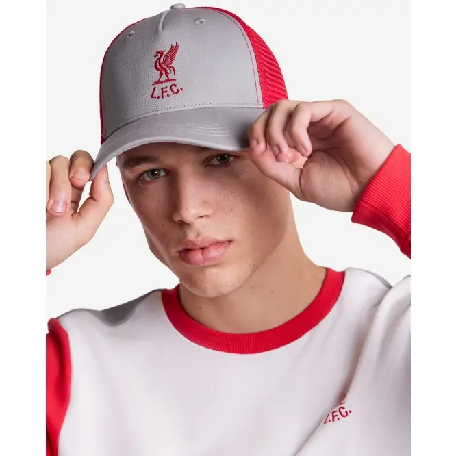 Liverpool Football Kits Shop - LFC Adults 86 Cap Grey Official Liverpool Third Kits & Football Shirts