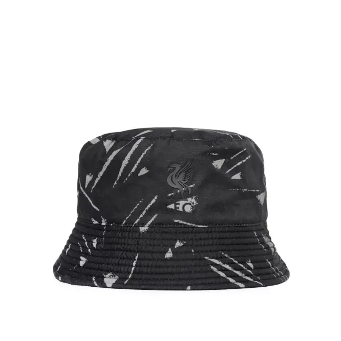 Liverpool Football Kits Shop - LFC Adults 89-91 Blackout Home Bucket Hat Official Liverpool Third Kits & Football Shirts