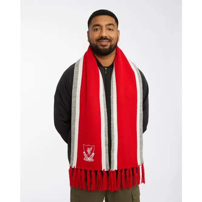 Liverpool Football Kits Shop - LFC Adults 89 Home Scarf Official Liverpool Third Kits & Football Shirts