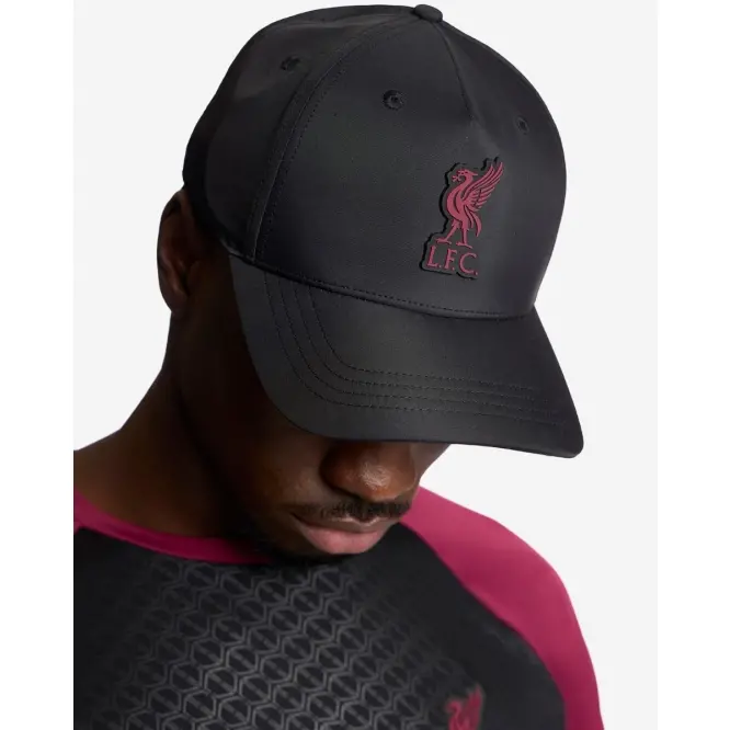 Liverpool Football Kits Shop - LFC Adults Poly Cap Black Official Liverpool Third Kits & Football Shirts