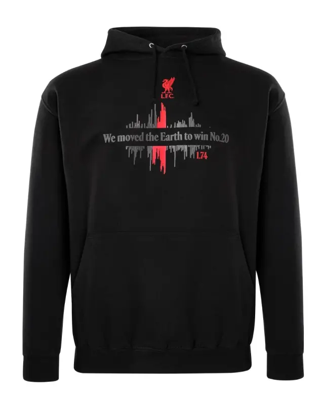 Liverpool Football Kits Shop - LFC Adults Richter Scale Hoodie Black Official Liverpool Third Kits & Football Shirts