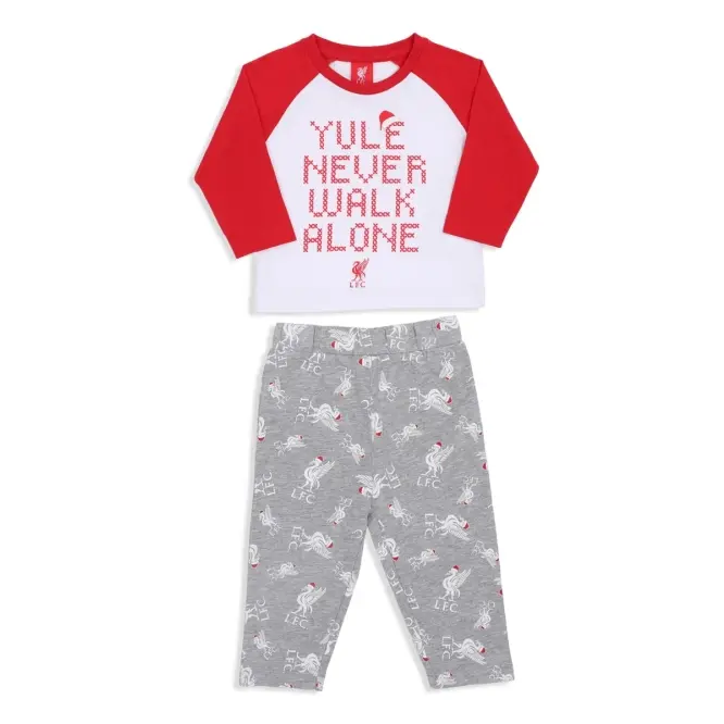 Liverpool Football Kits Shop - LFC Baby Christmas Pyjamas Red Official Liverpool Third Kits & Football Shirts