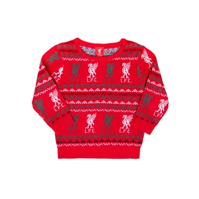 Liverpool Football Kits Shop - LFC Baby Fairisle Christmas Jumper Official Liverpool Third Kits & Football Shirts