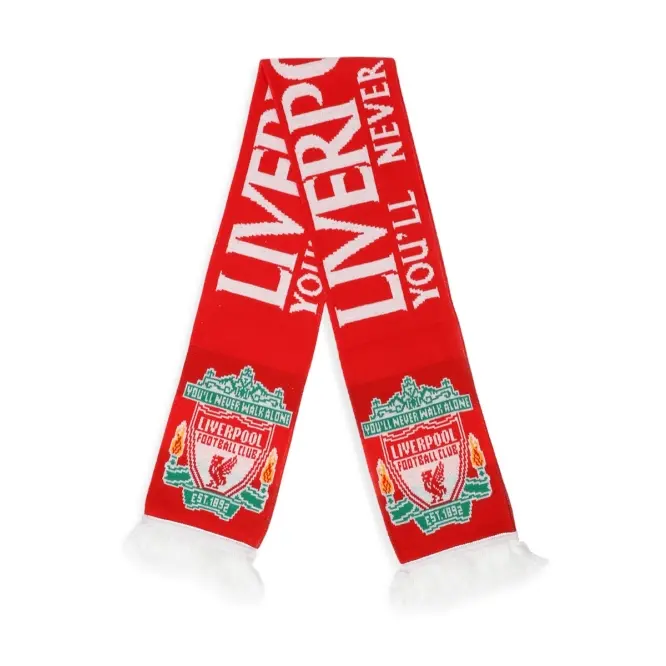 Liverpool Football Kits Shop - LFC Crest Scarf Official Liverpool Third Kits & Football Shirts