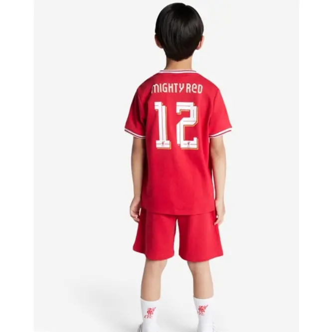 Liverpool Football Kits Shop - LFC Infants Mighty Red Tee Shorts Set Red Official Liverpool Third Kits & Football Shirts