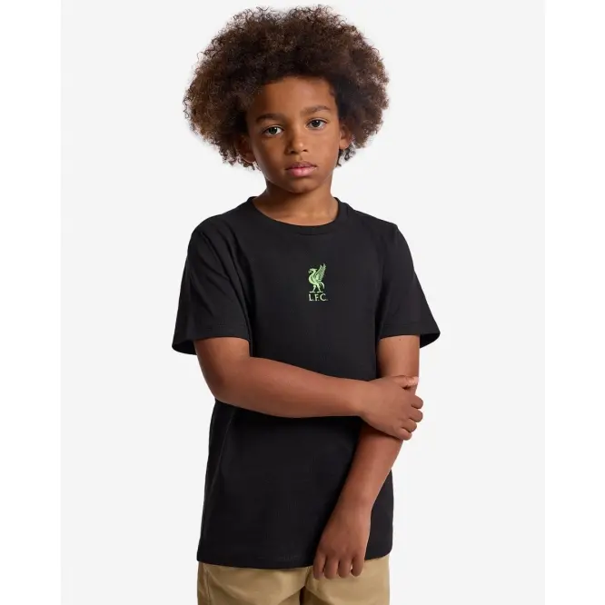 Liverpool Football Kits Shop - LFC Juniors Anfield Tee Black Official Liverpool Third Kits & Football Shirts