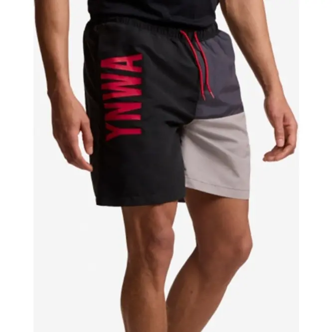 Liverpool Football Kits Shop - LFC Mens Colour Block YNWA Board Shorts Black Official Liverpool Third Kits & Football Shirts