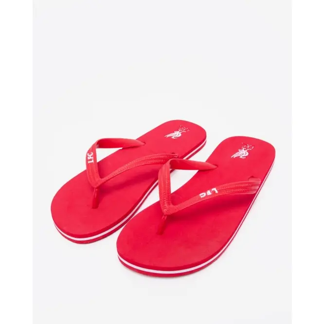Liverpool Football Kits Shop - LFC Mens Flip Flops Red Official Liverpool Third Kits & Football Shirts