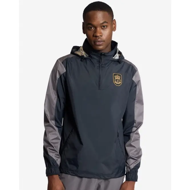 Liverpool Football Kits Shop - LFC Mens Istanbul 2005 Windbreaker Grey Official Liverpool Third Kits & Football Shirts