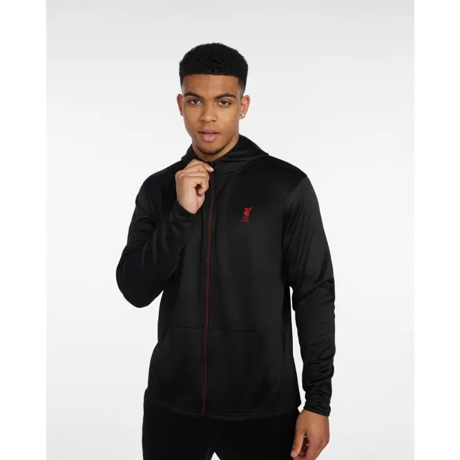 Liverpool Football Kits Shop - LFC Mens Panelled Track Top Black Official Liverpool Third Kits & Football Shirts