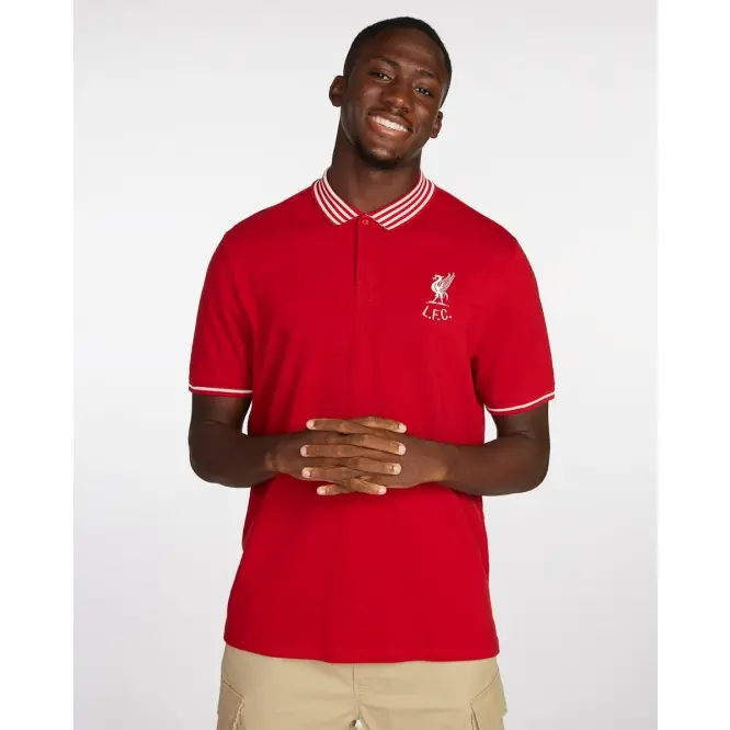 Liverpool Football Kits Shop - LFC Mens Shankly Polo Red Official Liverpool Third Kits & Football Shirts