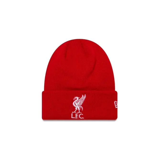 Liverpool Football Kits Shop - LFC New Era Kids Liverbird CORE CUFF Beanie Red Official Liverpool Third Kits & Football Shirts