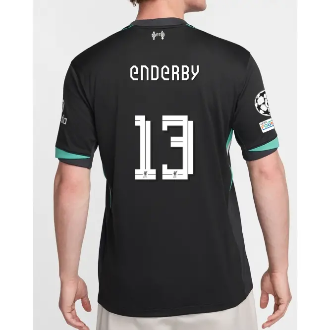 Liverpool Football Kits Shop - LFC Nike Mens 24/25 Away Stadium Jersey – 13 – Mia Enderby – UEFA Champions League Official Liverpool Third Kits & Football Shirts