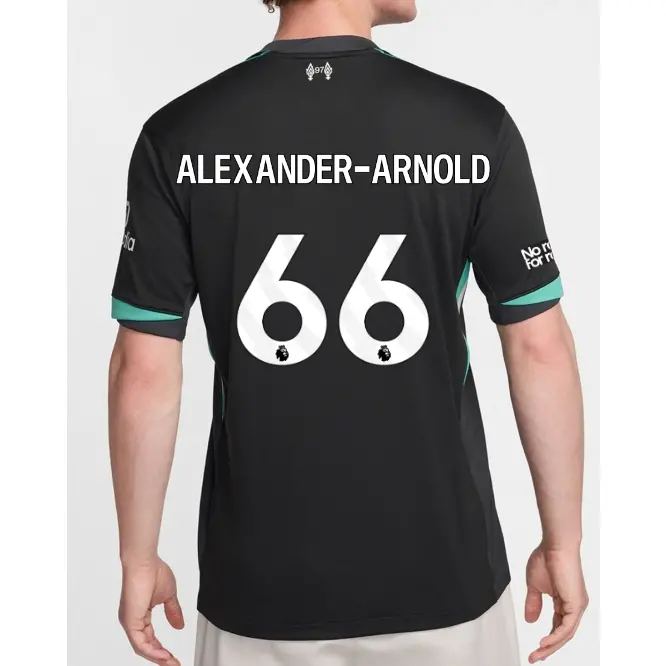 Liverpool Football Kits Shop - LFC Nike Mens 24/25 Away Stadium Jersey – 66 – Trent Alexander-Arnold – No Room For Racism Patch Official Liverpool Third Kits & Football Shirts