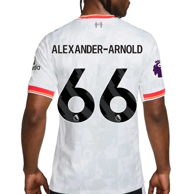 Liverpool Football Kits Shop - LFC Nike Mens 24/25 Third Stadium Jersey – 66 – Trent Alexander-Arnold – Premier League Patch Official Liverpool Third Kits & Football Shirts
