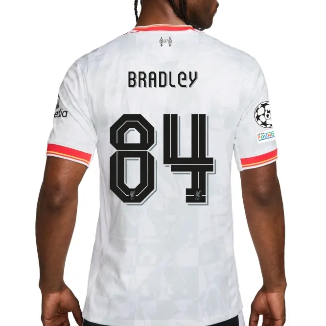 Liverpool Football Kits Shop - LFC Nike Mens 24/25 Third Stadium Jersey – 84 – Conor Bradley – UEFA Champions League Official Liverpool Third Kits & Football Shirts