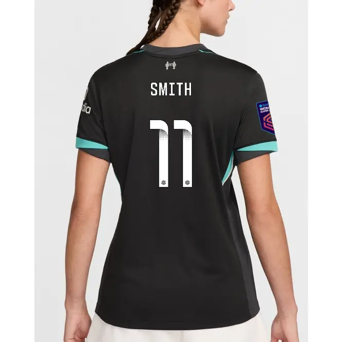 Liverpool Football Kits Shop - LFC Nike Womens 24/25 Away Stadium Jersey – 11 – Olivia Smith – Barclays Womens Super League Official Liverpool Third Kits & Football Shirts