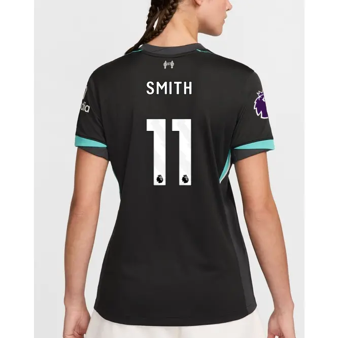 Liverpool Football Kits Shop - LFC Nike Womens 24/25 Away Stadium Jersey – 11 – Olivia Smith – Premier League Patch Official Liverpool Third Kits & Football Shirts