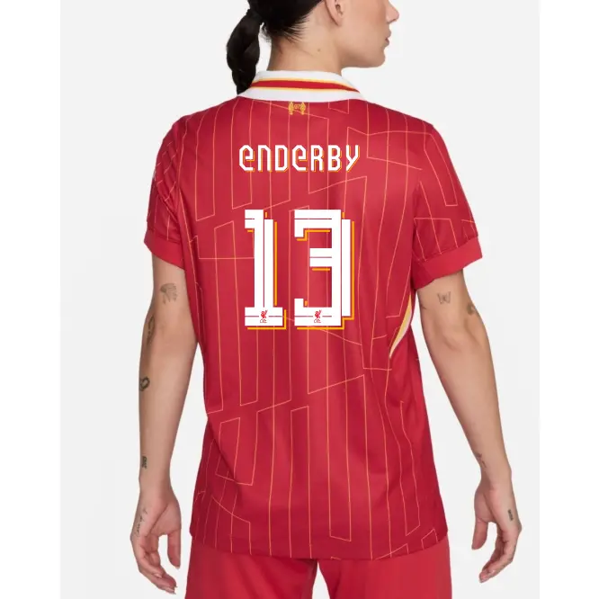 Liverpool Football Kits Shop - LFC Nike Womens 24/25 Home Stadium Jersey – 13 – Mia Enderby Official Liverpool Third Kits & Football Shirts