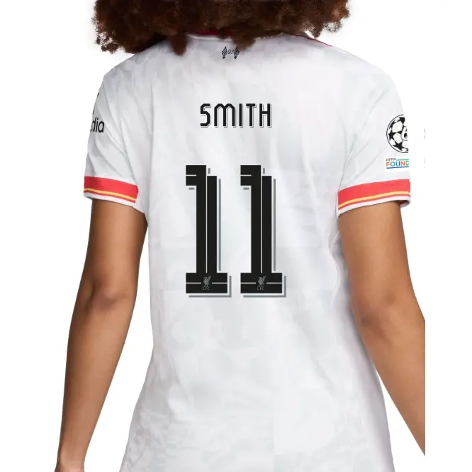 Liverpool Football Kits Shop - LFC Nike Womens 24/25 Third Stadium Jersey – 11 – Olivia Smith – UEFA Champions League Official Liverpool Third Kits & Football Shirts