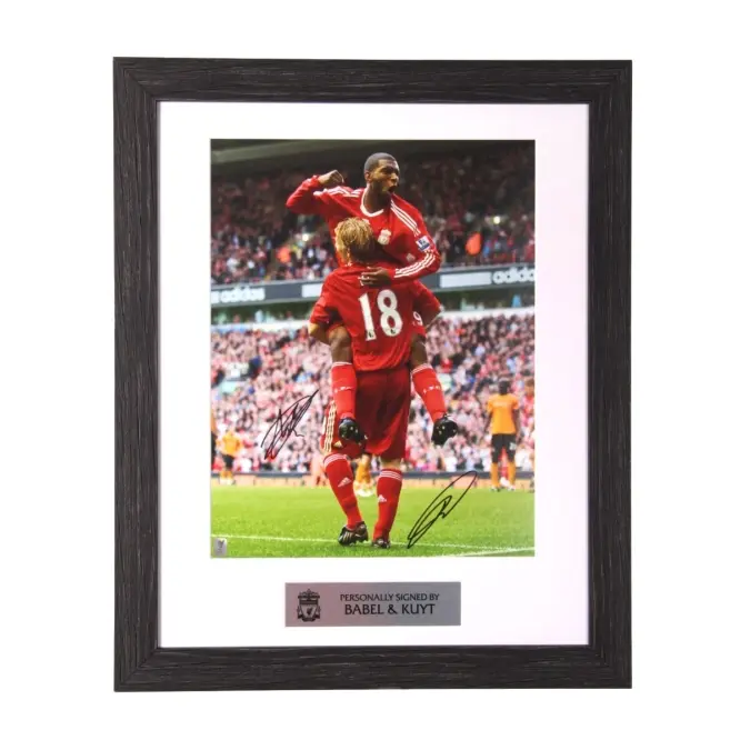 Liverpool Football Kits Shop - LFC Signed Babel & Kuyt Image Official Liverpool Third Kits & Football Shirts