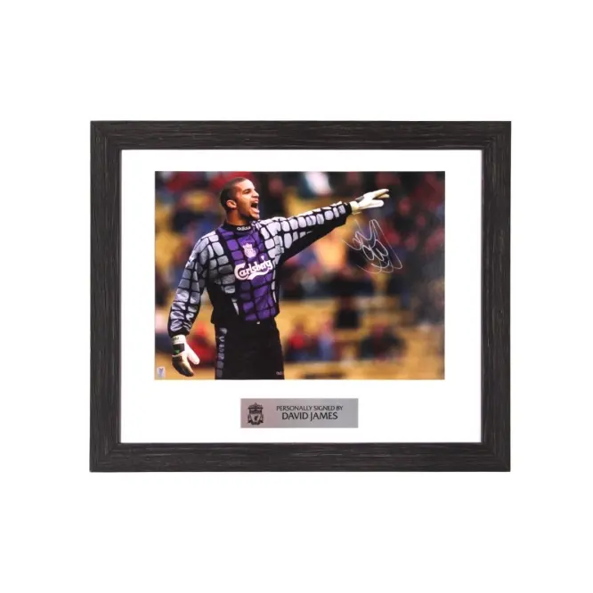 Liverpool Football Kits Shop - LFC Signed David James Image Official Liverpool Third Kits & Football Shirts