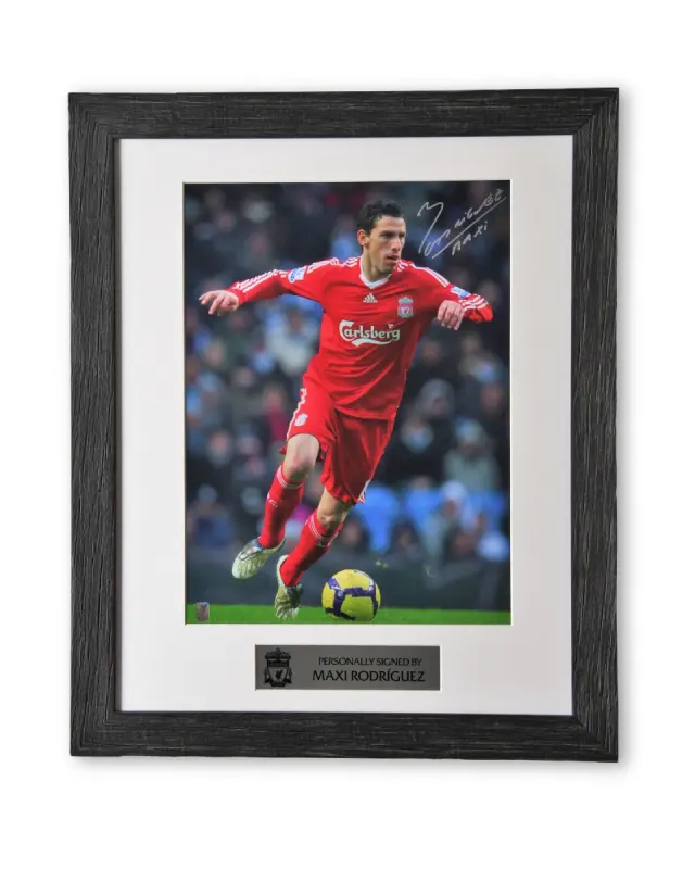 Liverpool Football Kits Shop - LFC Signed Maxi Rodriguez Image Official Liverpool Third Kits & Football Shirts