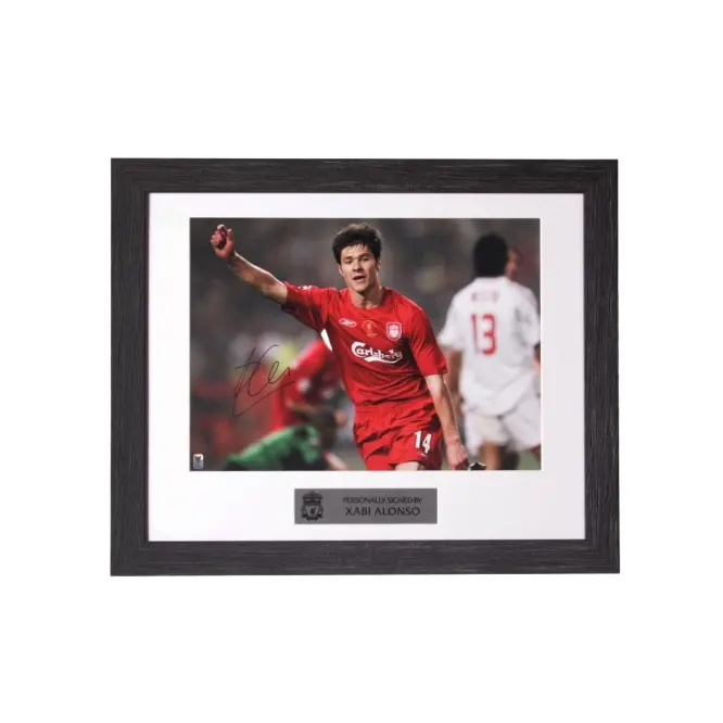 Liverpool Football Kits Shop - LFC Signed Xabi Alonso Image Official Liverpool Third Kits & Football Shirts